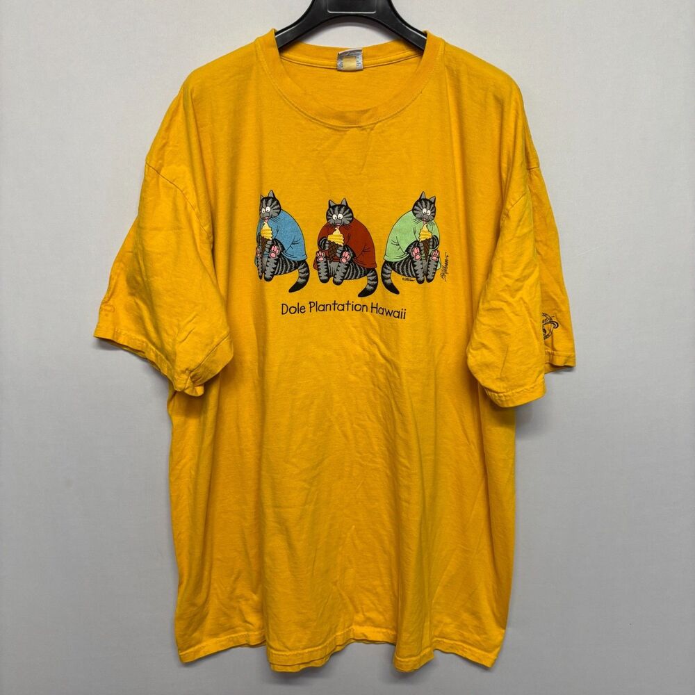 Crazy Shirts T-Shirt B. Kliban Cat Dole Plantation Hawaii Size 3XL D129 -21